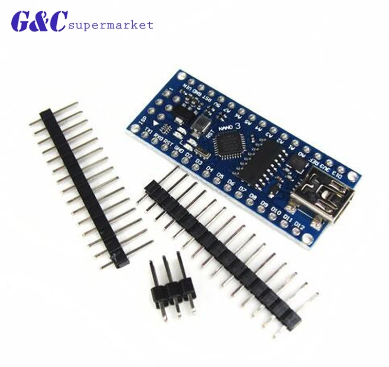 Nano V3.0 ATmega168/328 P CH340G/5 В 16 м микроконтроллер для Arduino ATF с Загрузчиком совместимый