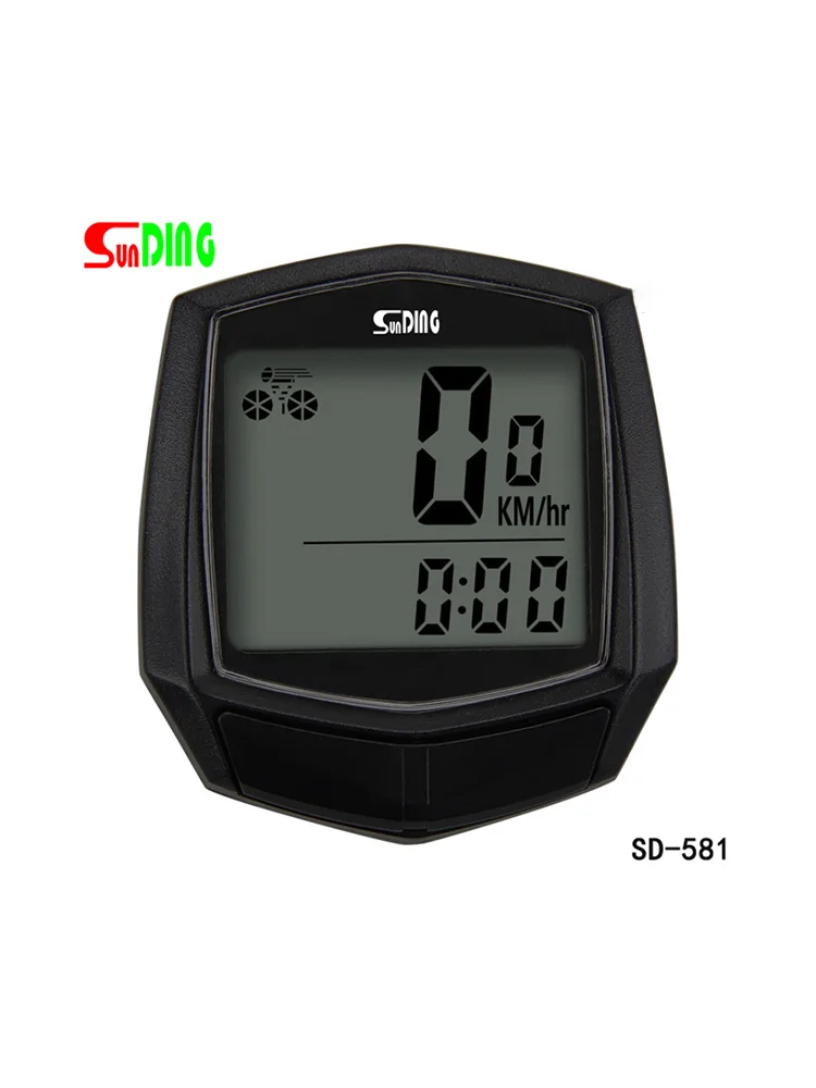 

Pedometers Code Table Chinese English SD-581 Warterproof Portable Bicycle Equipment Wired Speedometer Odometer Code Table