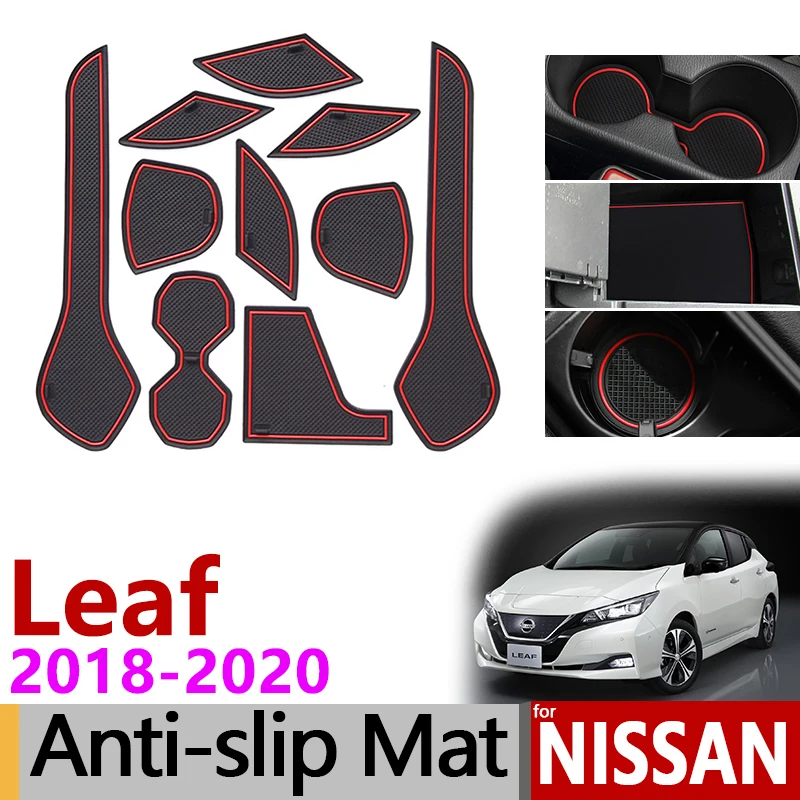 Автомобильный гаджет коврик для Nissan Leaf 2018 2019 2020 ZE1 аксессуары гелевая накладка