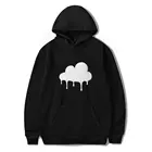 Модные толстовки Dixie DAmelio CLOUDED, мужские, женские, черные пуловеры, Осенние, детские, для мальчиков и девочек, с длинным рукавом, Повседневная Уличная одежда