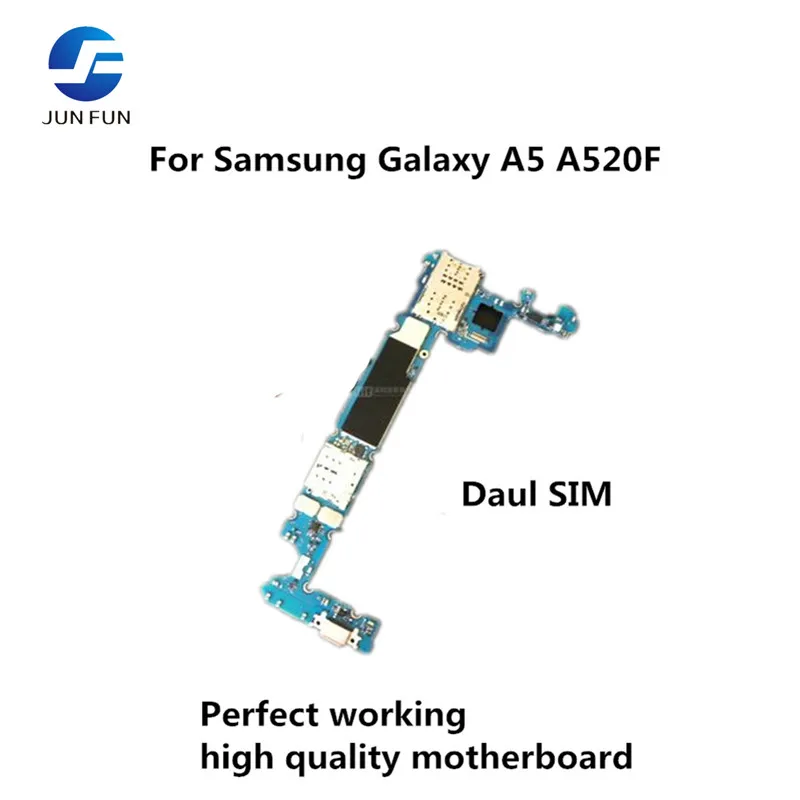 Материнская плата для Samsung Galaxy A5 A520F материнская с полными чипами Android OS