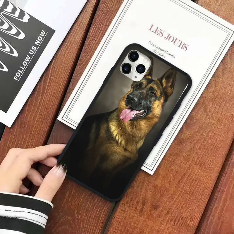 

Shepherd dog cute animal Phone Case for iPhone 11 12 pro XS MAX 8 7 6 6S Plus X 5S SE 2020 XR high quality protective coque