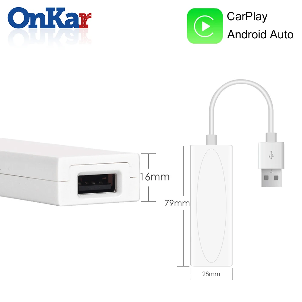 ONKAR Carplay ключ USB Android авто для Android автомобильный головное устройство DVD Мультимедиа Навигация Smart Link AutoPlay Поддержка IOS