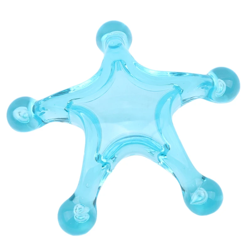 Женский массаж Инструменты Кристалл пластик портативный массажер ручной формы