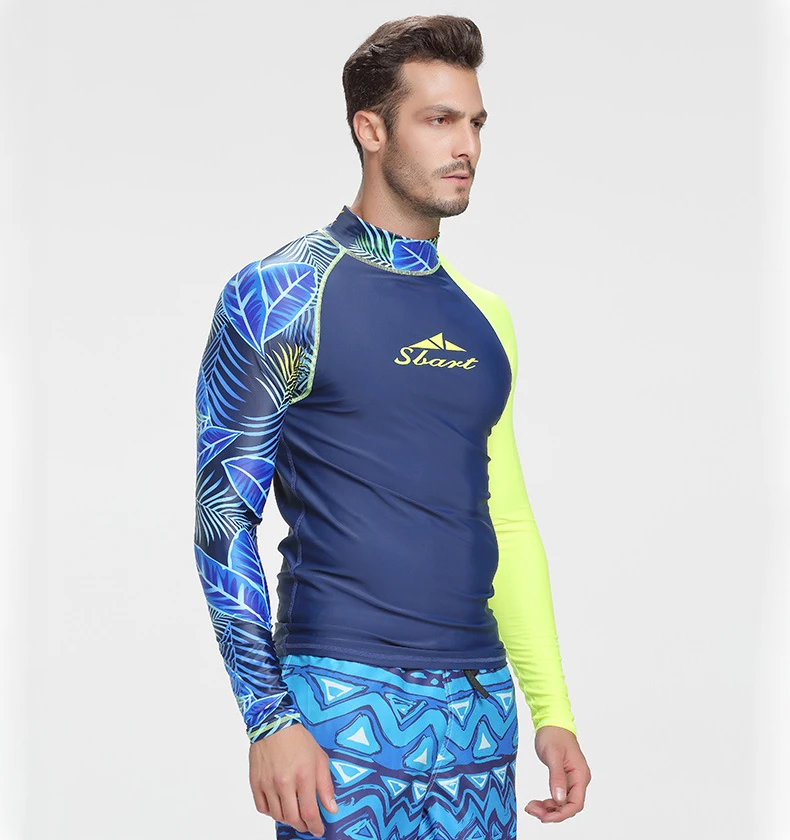 Профессиональный Rashguard плюс 3XL мужской дайвинг с длинным рукавом UV400 купальный костюм для серфинга Сноркелинг купальный костюм «Медуза» Пляжная одежда