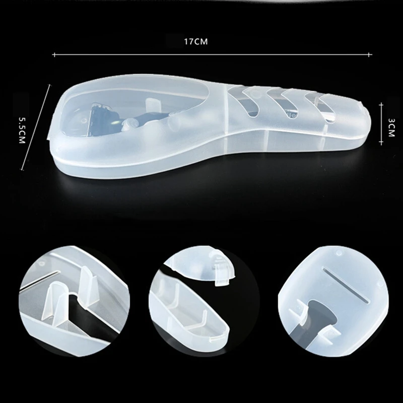 Дорожный портативный контейнер для хранения бритвы пыленепроницаемый держатель