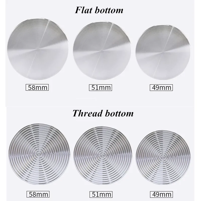 Откалиброванный молоток кофейного порошка сандалового дерева 49/51/58 мм с