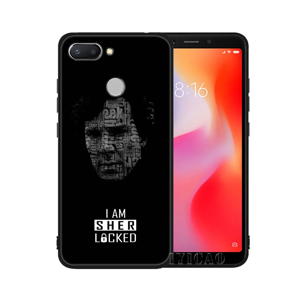 Мягкий чехол IYICAO Sherlock Benedict для Xiaomi Redmi Note 5 6 7 8 Pro 5A Prime 4 4X телефона | Мобильные