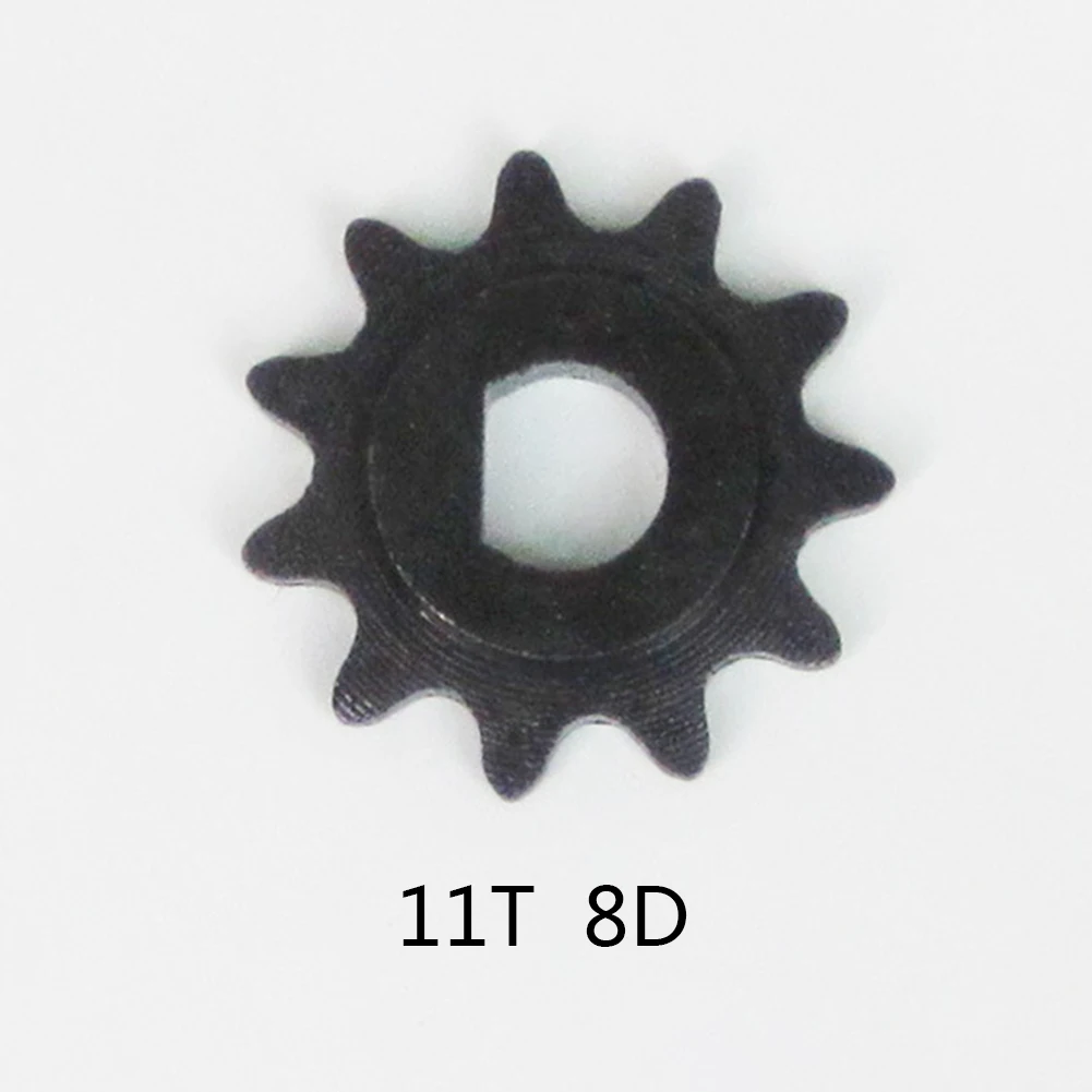 Black Sprocket 8mm Inner diameter High Speed Motor D Type Mounting Hole | Electric Bicycle Accessories