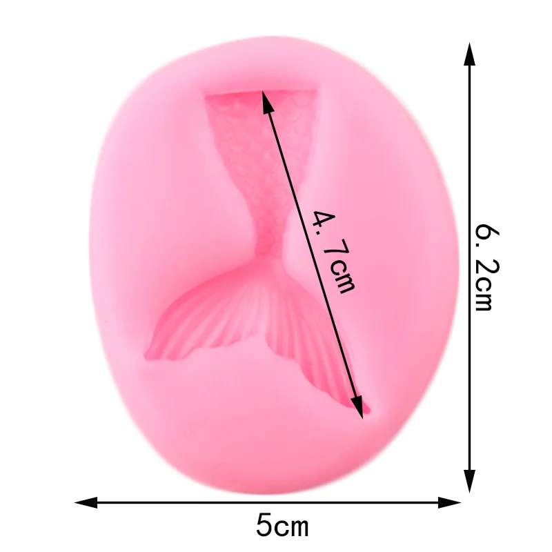 Силиконовая форма в виде хвоста русалки для малышей на день рождения торт