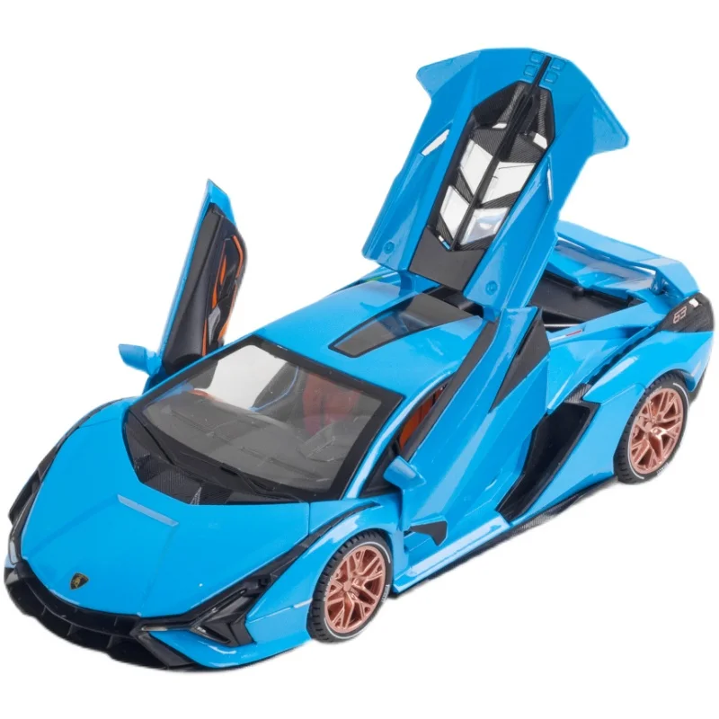 Модель спортивного автомобиля Lamborghinis Sian FKP37 литая модель Супер гоночный