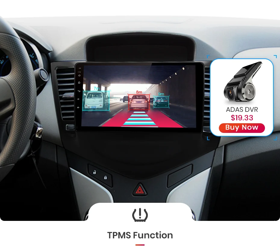 Junsun V1 pro 4G+ 64G Android 9,0 DSP для Chevrolet CRUZE 2009-2011 2012- Автомобильный Радио Мультимедиа Видео плеер gps RDS 2 din dvd