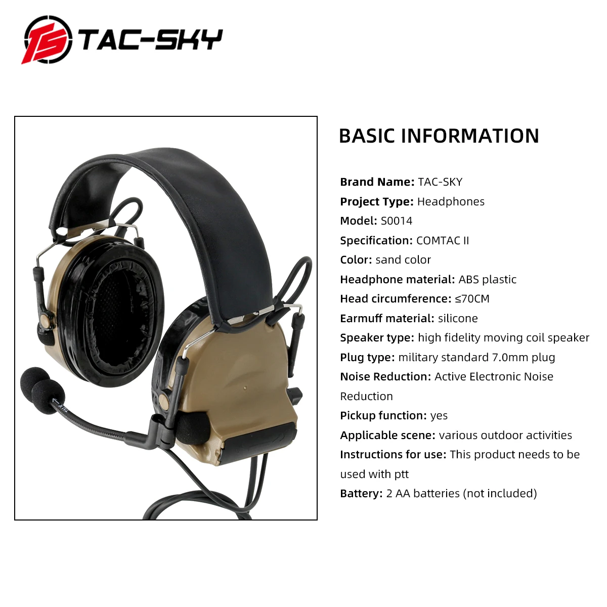 COMTAC II TAC-SKY COMTAC comtac ii силиконовые наушники Версия Охота шумоподавление Воздушный пистолет Военная стрельба тактический головной убор