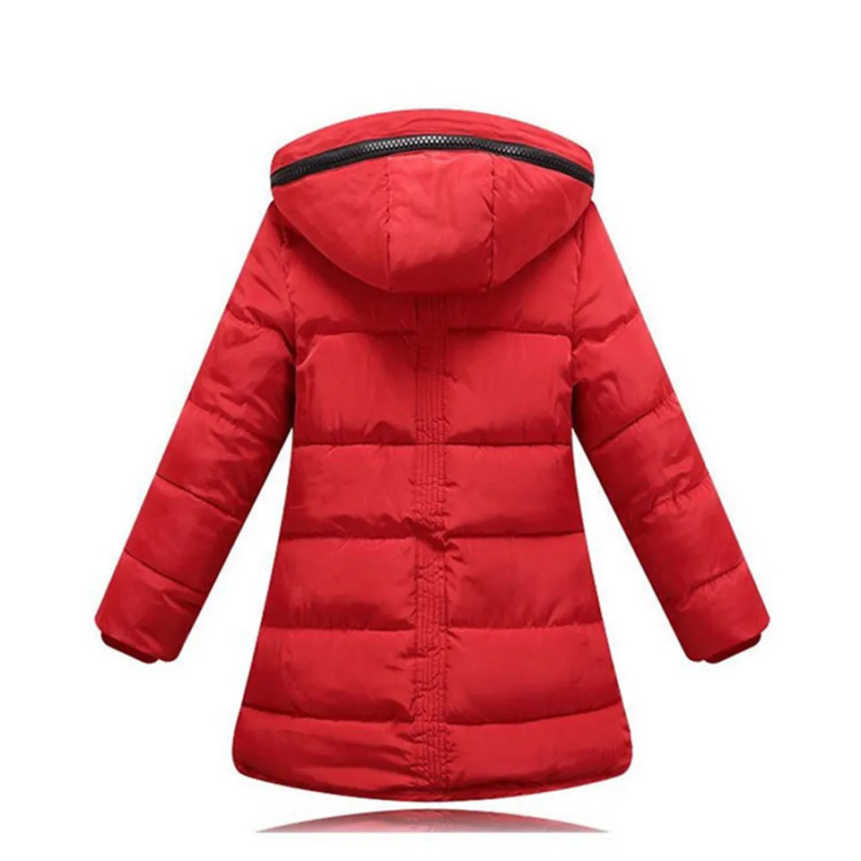 Зимняя куртка для девочек Весенне-осенняя одежда с хлопковой подкладкой детское