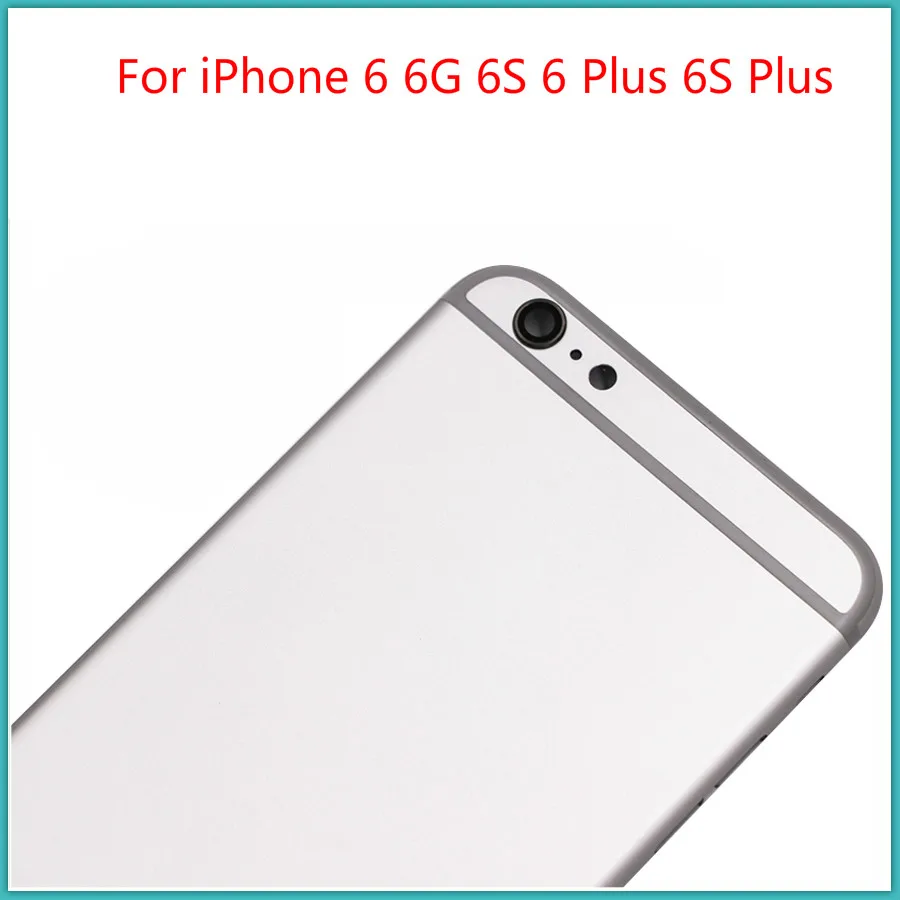 Оригинальный корпус для iPhone 6 6G 6S Plus задняя крышка батареи замена среднего