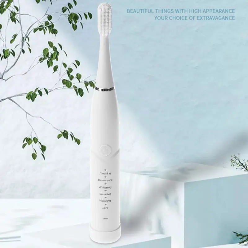 

2021 New Electric Toothbrush USB Rechargeable Sonic Waterproof Deep Cleaning Teeth Brush