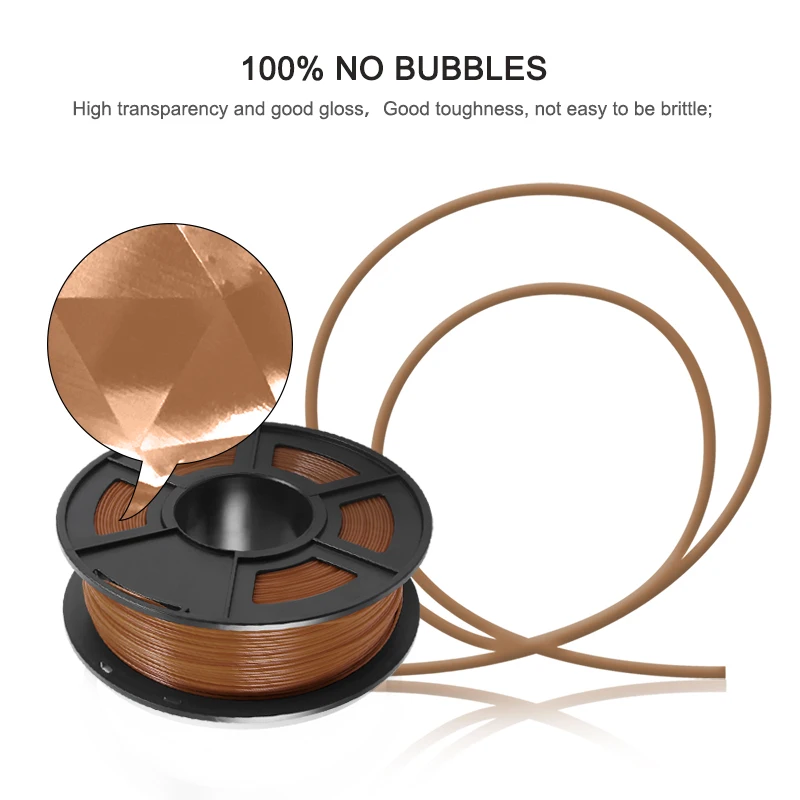 

KAIGE PETG Filament 1.75mm 1KG Printer Material Zero Bubble Multiple Bright Colors Tolerance +/-0.02mm DIY Design 3D Printing