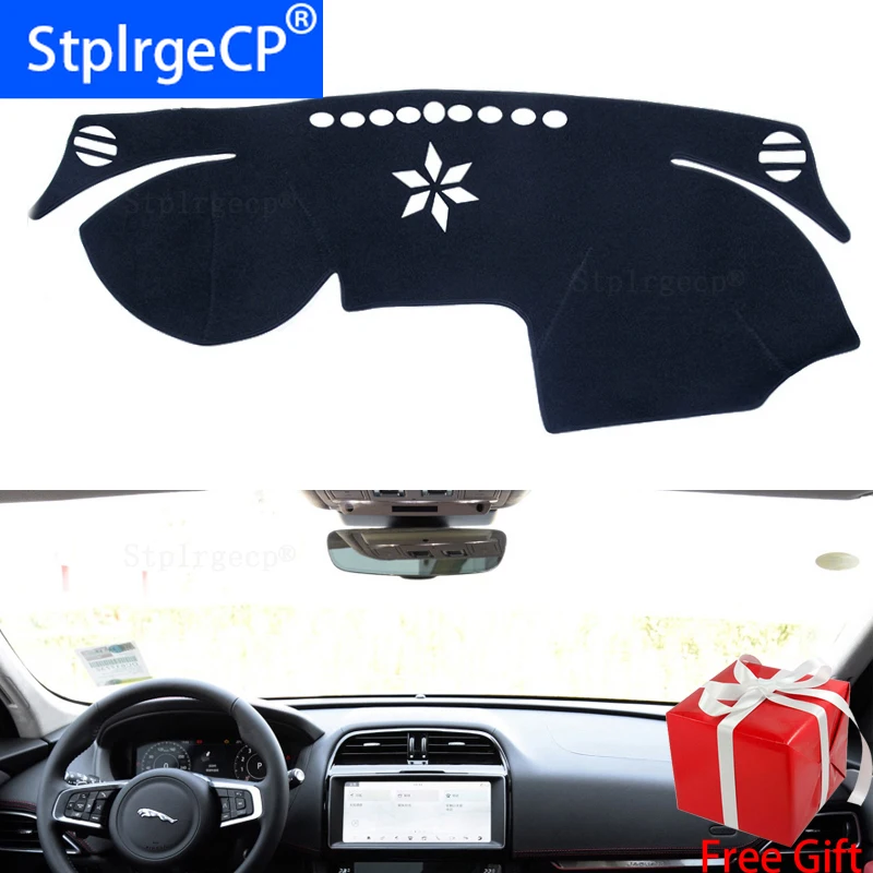 

for Jaguar F-PACE 2017 2018 2019 2020 FPACE F PACE dashboard mat Protective pad Shade Cushion Pad interior sticker accessories