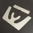 Стоматологическая восьмиклиновая Лисья челюсти, лиса, плоская тарелка, 3D нержавеющая сталь, автоклавируемая Защита рта, бородавка для полости рта, 1 комплект