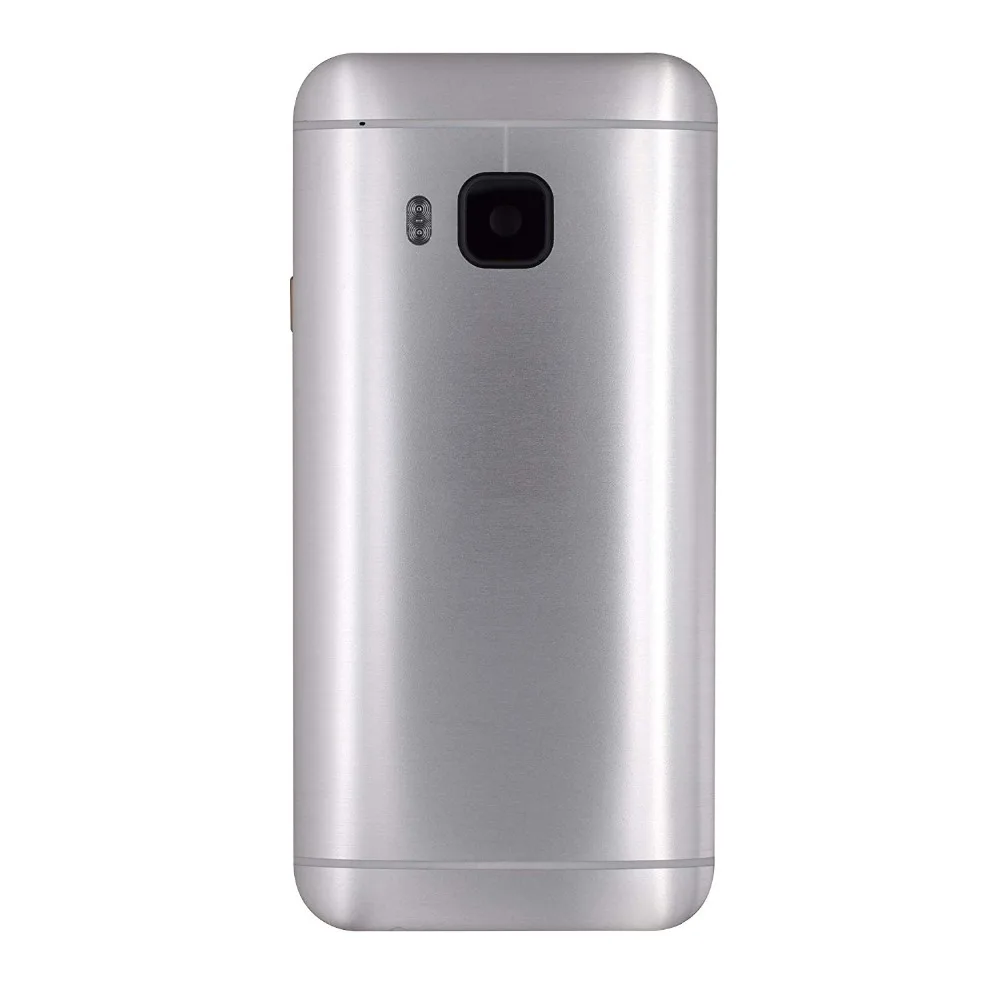 Металлический задний корпус двери для htc One M9 задняя крышка батарейного отсека чехол с объемом+ Кнопка питания+ объектив камеры в сборе