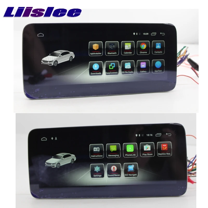 Liislee автомобильный мультимедийный плеер NAVI для Mercedes Benz MB GLA CLA GLK CLK CLS Class с CarPlay