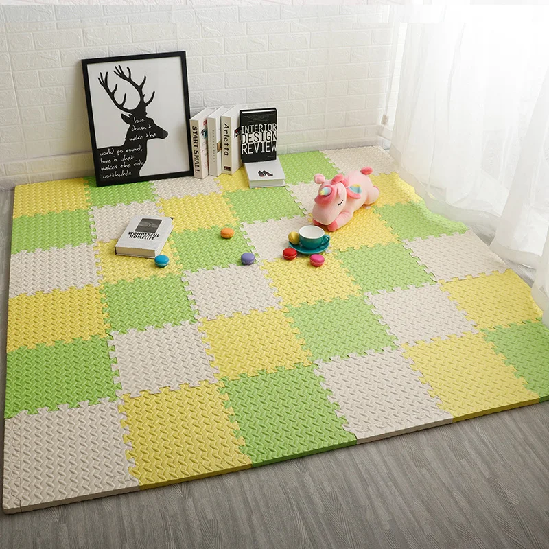 EVA Foam Play Puzzle Mats Interlocking Exercise Tiles Floor Carpet And Rug for Kid Baby Climbing Pads Mat Waterproof | Игрушки и хобби