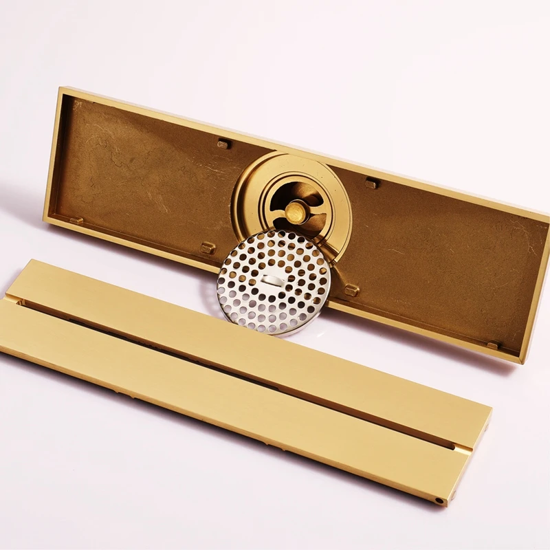 Слив для ванной комнаты классический Тип дезодорирование золотой цвет латунная