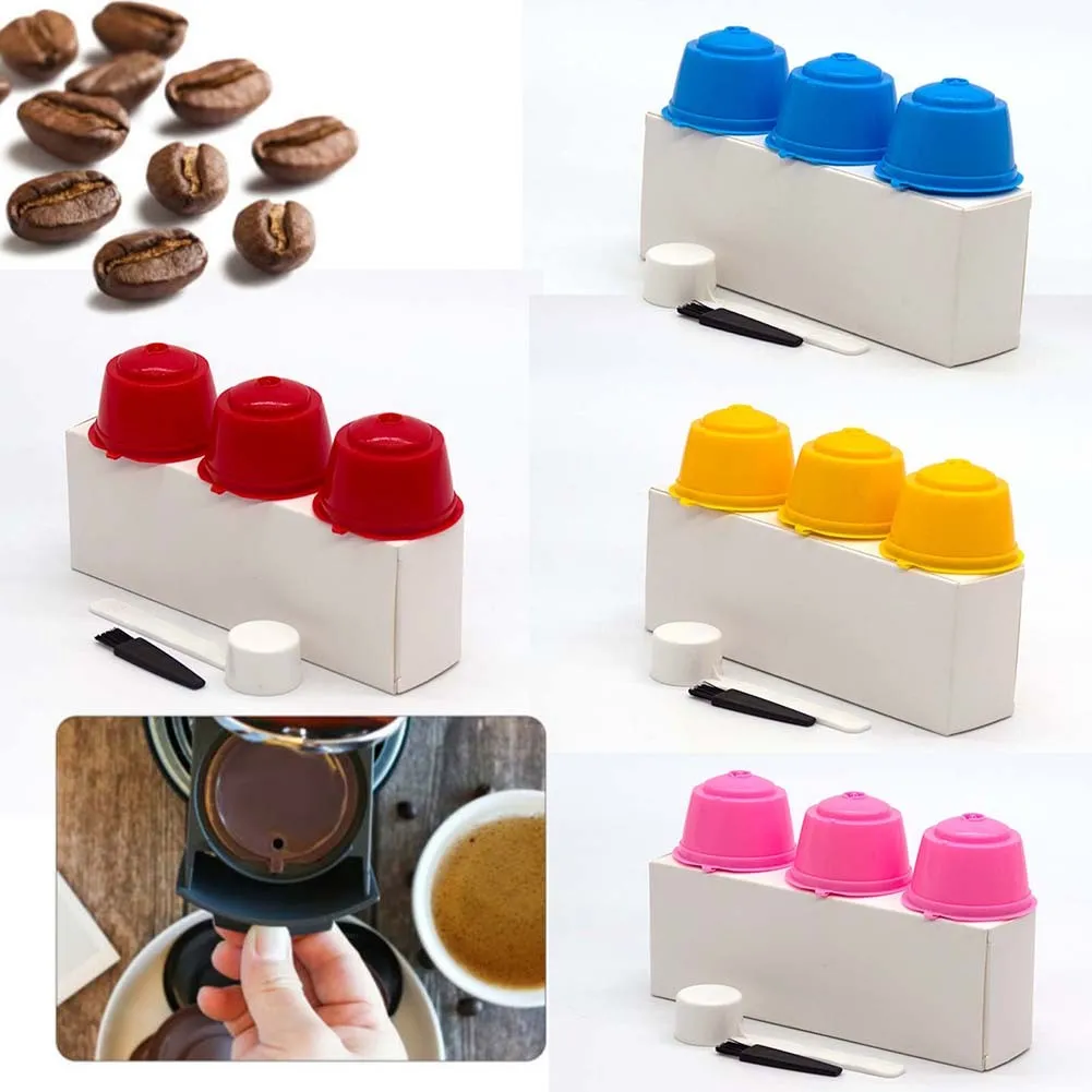 

Coffee Filter Capsule Shell Coffee Filter Filter Cup Capsule Cup For DOLCE GUSTO Refillable Kitchen Dining Bar Accessory