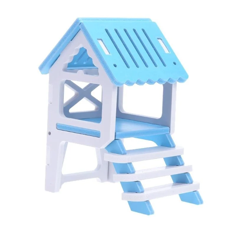 

Cute Mini Small Animal Pet Hamster House Nest Rabbit Hedgehog Pet Sleeping Log Cabin Animal Sleeping House Supplies