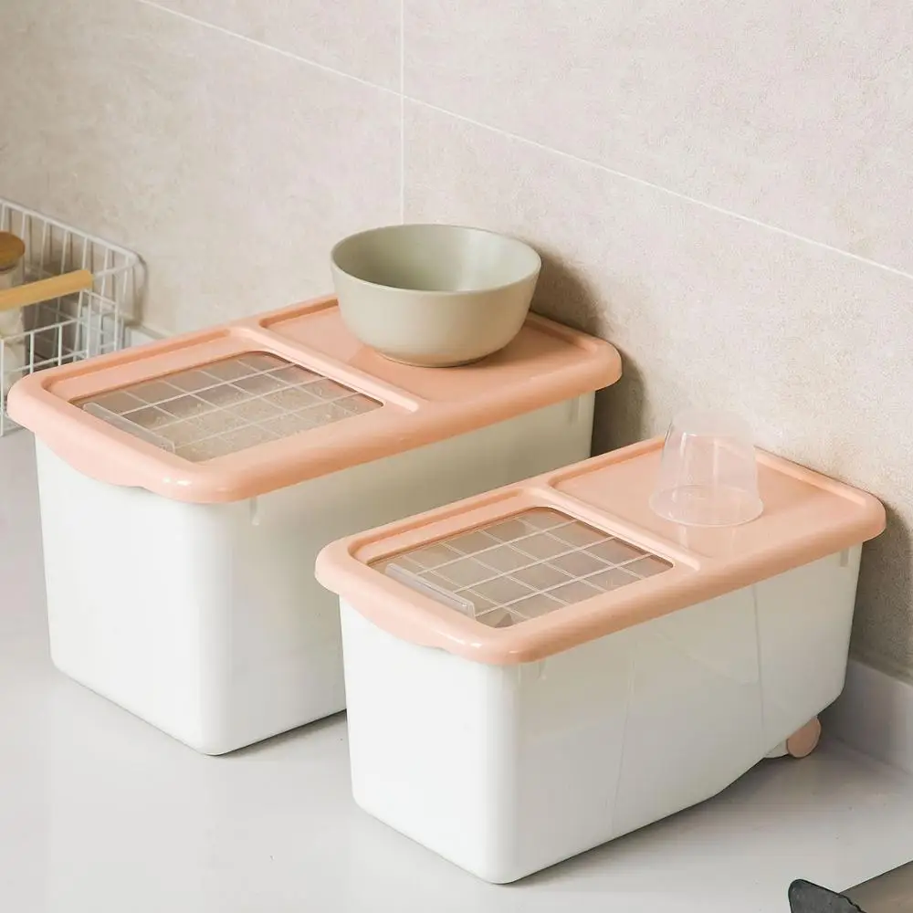 Пластиковый герметичный влагостойкий ящик для хранения Кухонный Контейнер