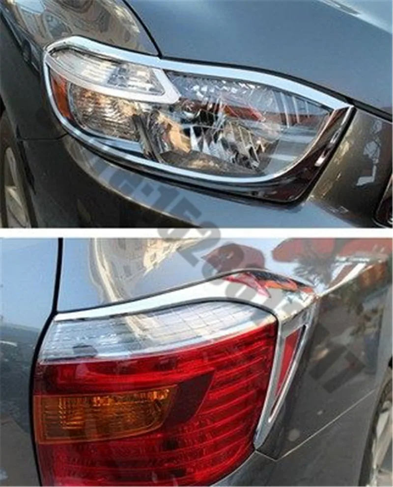 

Накладка на переднюю и заднюю фары для Toyota Highlander 2009-2014