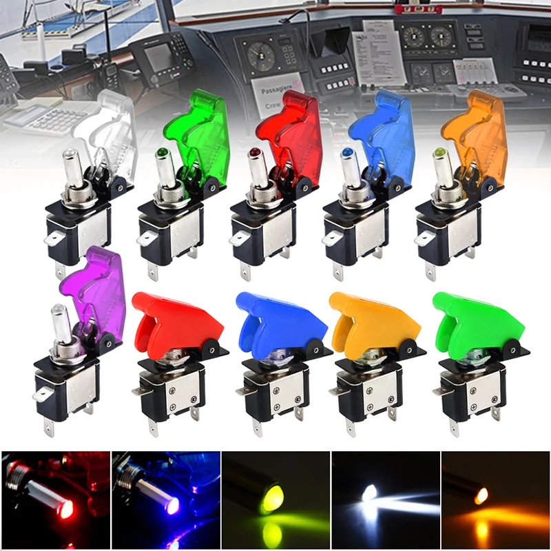 Светодиодный переключатель для автомобиля лодки грузовика с подсветкой