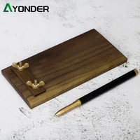 1pc design folders clip a4a5 wooden clipboard students note board stand board cafe menu card hotel note pads price display card