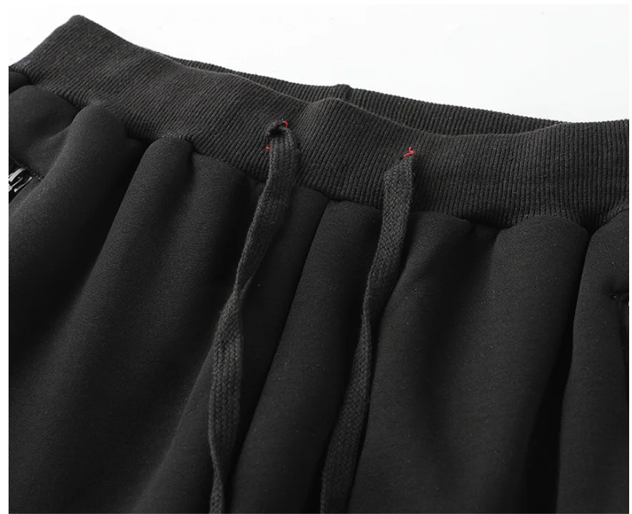 

Winter Tracksuit Men's Sets Plus Velvet Padded Lamb Warm Casual 2PCS Sweat Suits Hood Coats+Sweatpants Sportswear Man Clothes