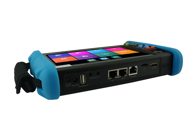 CCTV тестер Профессиональный 7 дюймов IPC 9800ADHS PLUS тестирование 8MP TVI CVI AHD IP камера