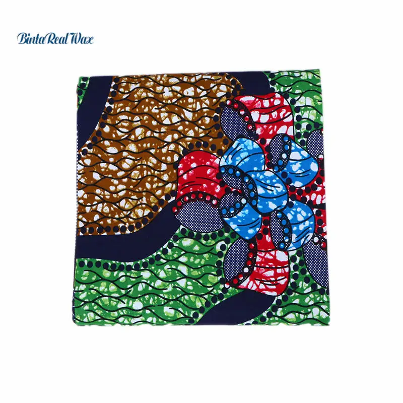Настоящий воск Bintareal африканская ткань настоящий хлопок Анкара Африканский Воск