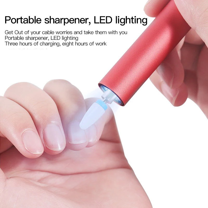 Аппарат для маникюра и педикюра портативное электрическое устройство полировки