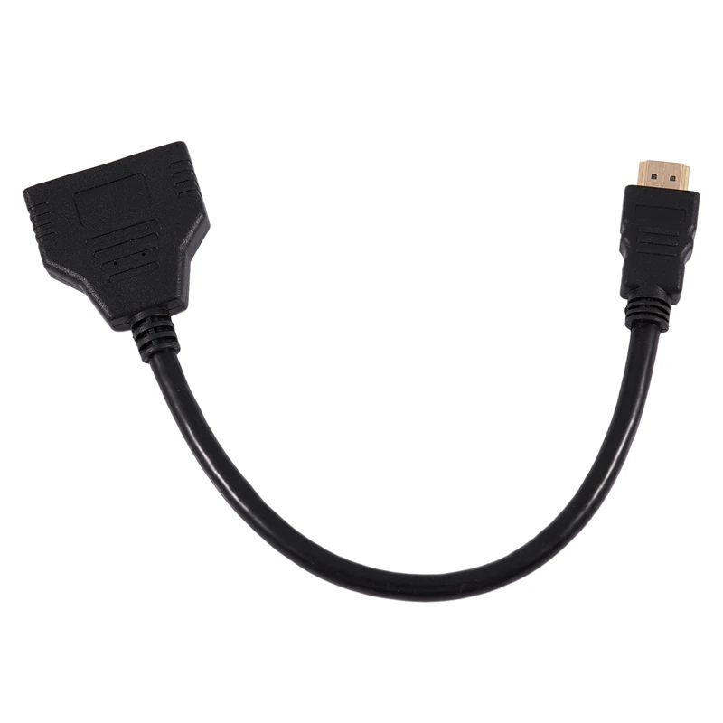 HDMI от 1 до 2 двойной адаптер передачи сигнала кабель конвертера для видео ТВ HD TV