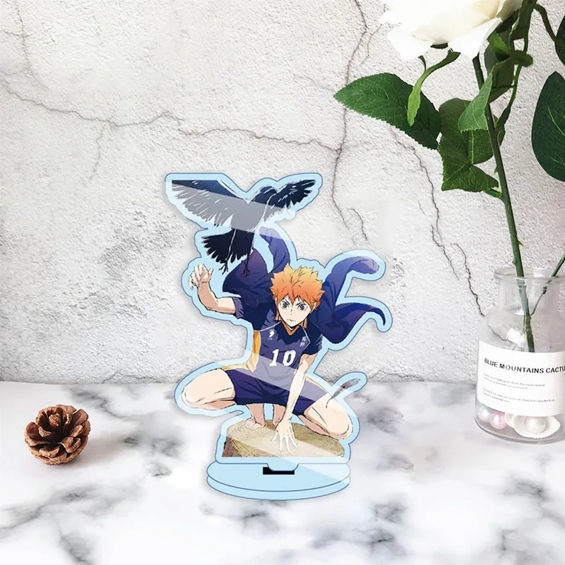 

Volleyball Boy 13cm Transparent Acrylic Standing Anime Peripheral Desktop Decoration Collection Model Toy Gifts
