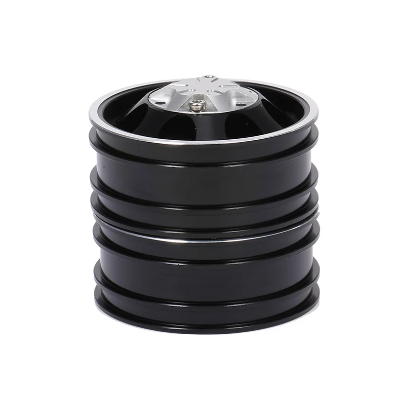 

Передняя часть из алюминиевого сплава, Задняя Ступица, обод 7 спиц для 1/14 Тамия, тракторный грузовик, RC Climber Trailer 2 шт.