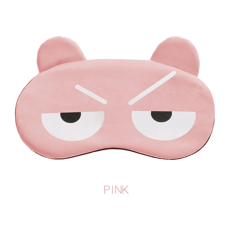Pink Anger Милая мультяшная маска для сна для лица, ледяной горячий компресс, маска для сна, холодная упаковка, гелевая повязка для глаз, повязка на глаза для отдыха в путешествии, повязка на глаза - Цвет: Pink Anger