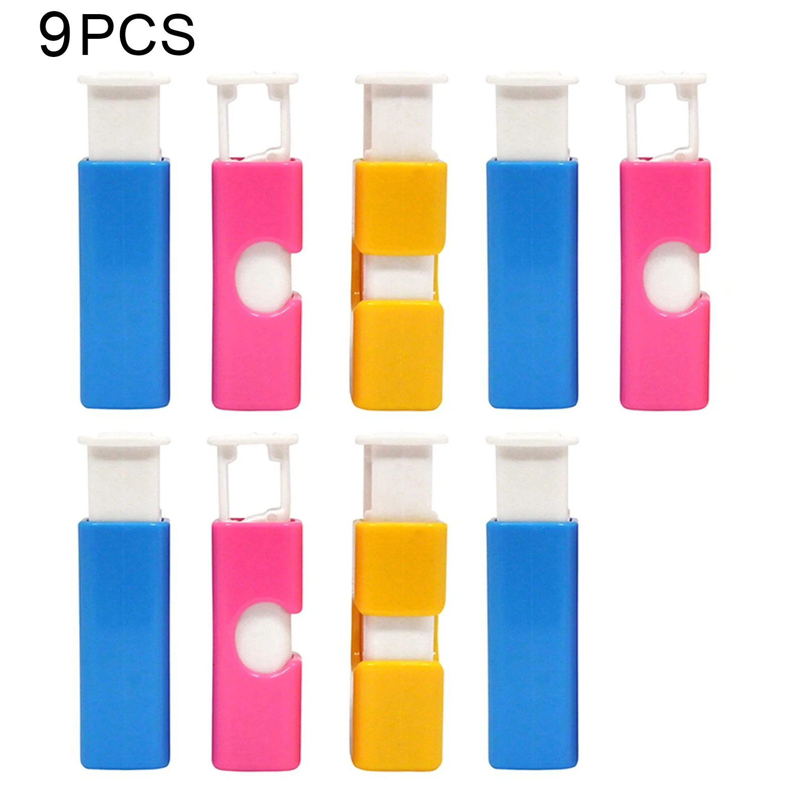 

3/6/9pcs Elastic Button Bread Bag Sealing Clip Plastic Bag Sealer Snack Fresh Food Storage Bag Clip Kitchen Tool Button Cocina