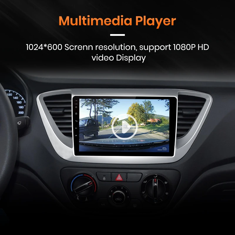 AWESAFE PX9 для hyundai Solaris Verna автомобильный Радио Мультимедиа Видео плеер gps No 2din 2 din Android 9,0 2G+ 32G
