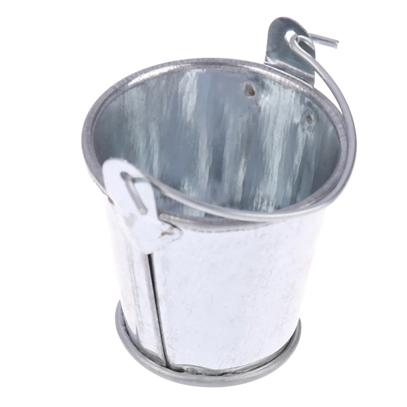 

1PC 1/12 Dollhouse Mini Tinplate Metal Bucket Toy Snack Bucket Dollhouse Kitchen Decoration Pretnd Play Toy 1/6 Dollhouse Bucket