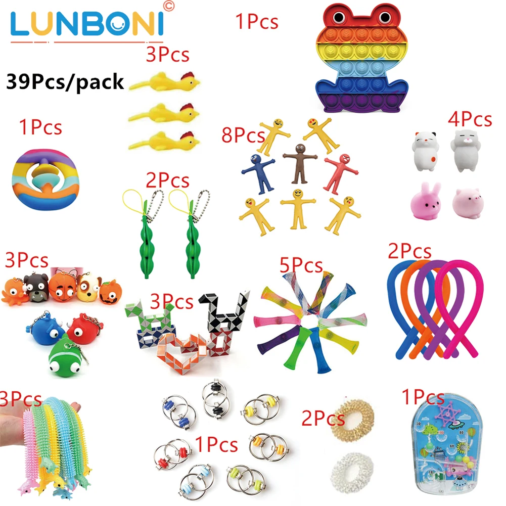 

Pop Fidget Toys Kawaii Frog Butterfly Reliver Anti Stress Relief Sensory Toys Gift For Adults Children Decompression Toys ZH