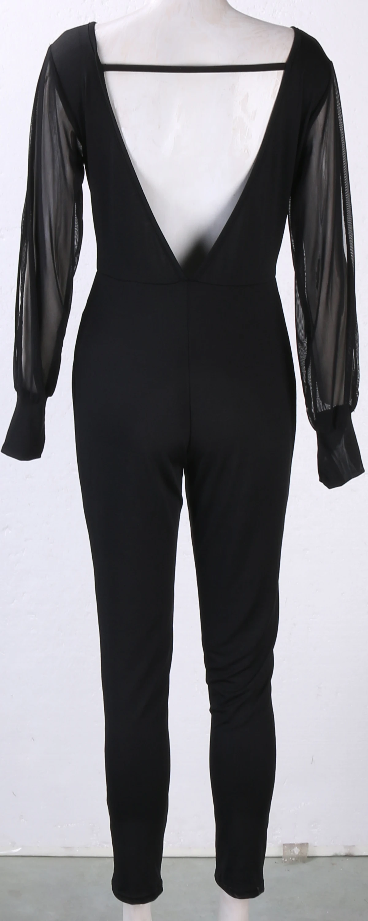 

Sexy Womens Summer Cotton Mesh Sheer Party Clubwear Playsuit Jumpsuit&Romper Long Sleeve Bodycon High Waist Trousers Clothes Top