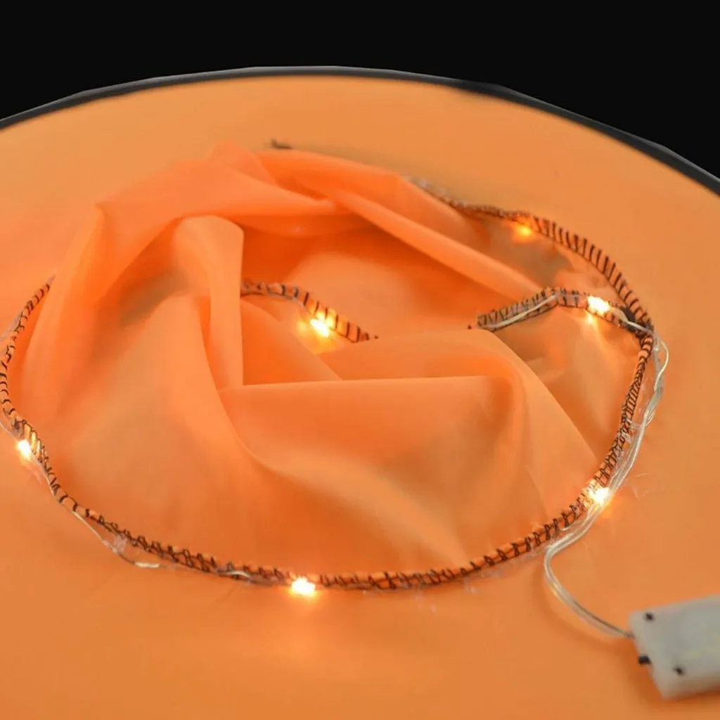 Хэллоуин украшение на шляпку уличные подвесные светильники светящаяся ведьма