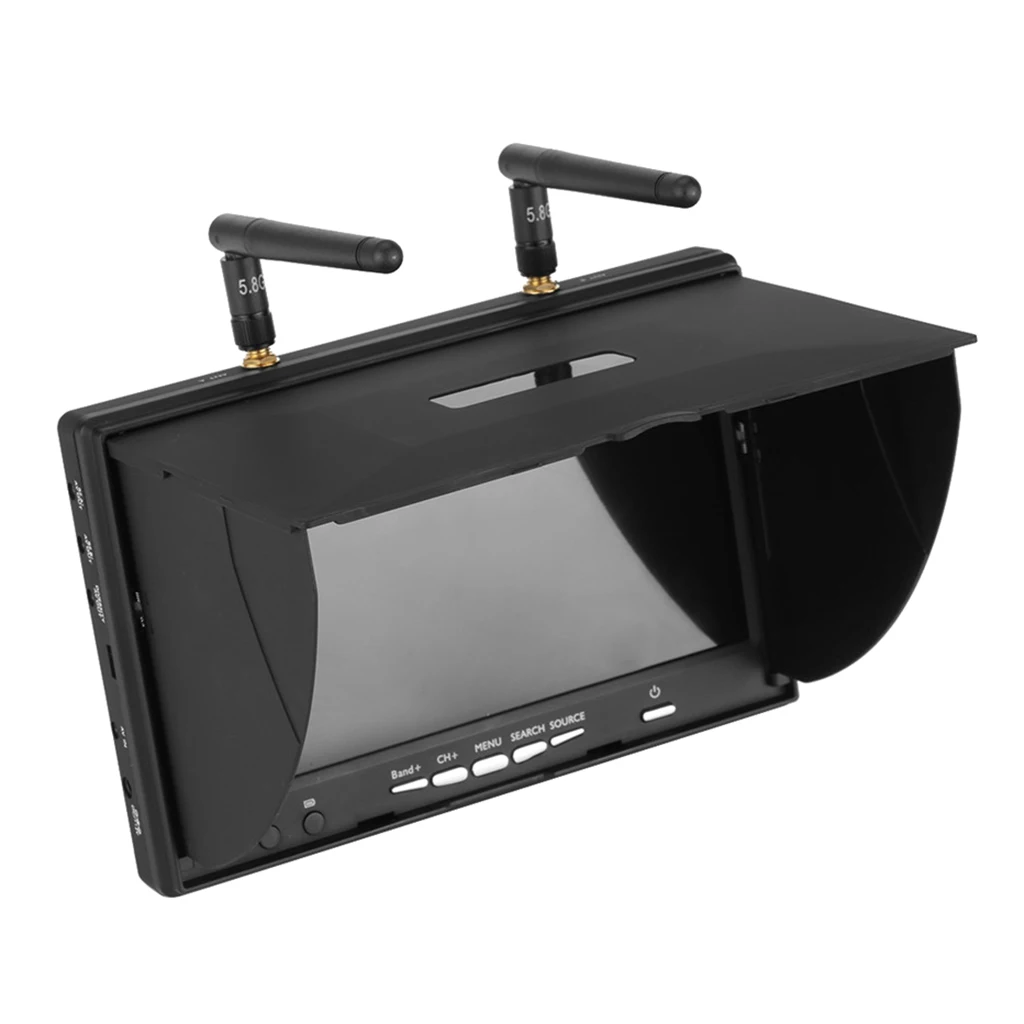 

7Inch Monitor 40CH LCD Receiver Monitor Built-in Battery Without DVR