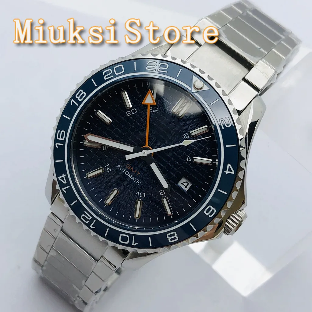 Мужские стерильные механические часы с сапфировым стеклом BLIGER керамический