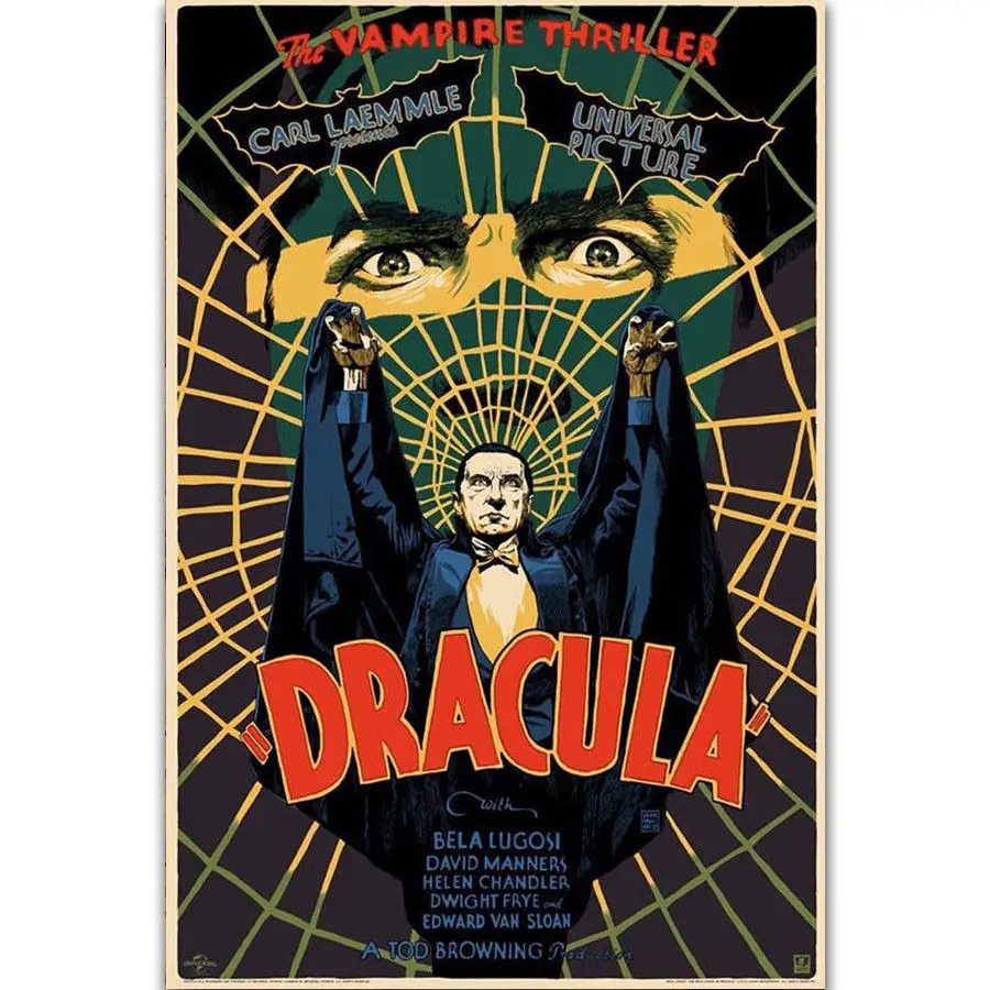 FX2432 горячий Дракула универсальные Монстры Bela Lugosi кино на заказ постер